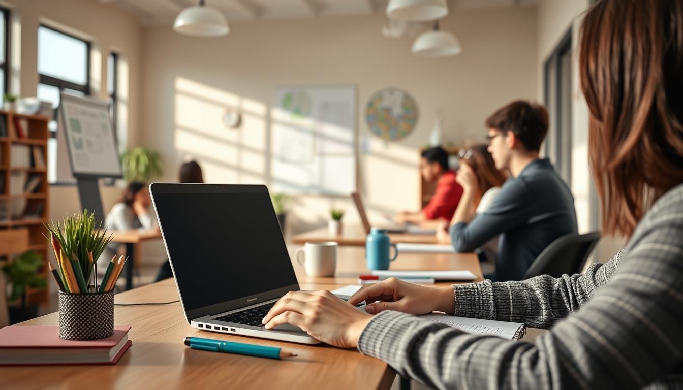 Digital learning platform with online study materials